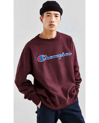 champion reverse weave maroon