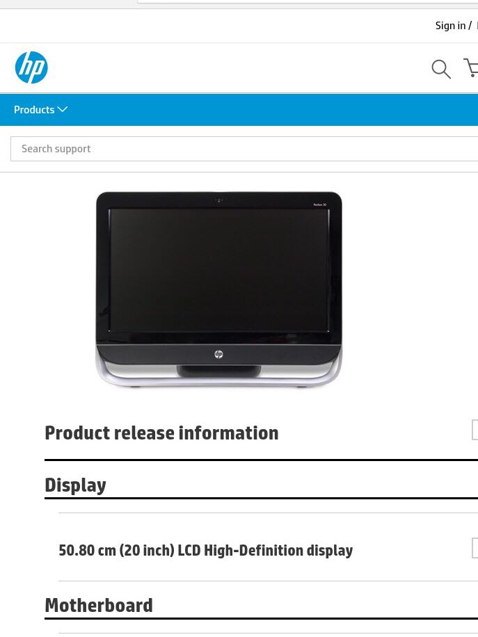 HP Pavilion 20b010 All In One Desktop PC, Computers & Tech, Desktops