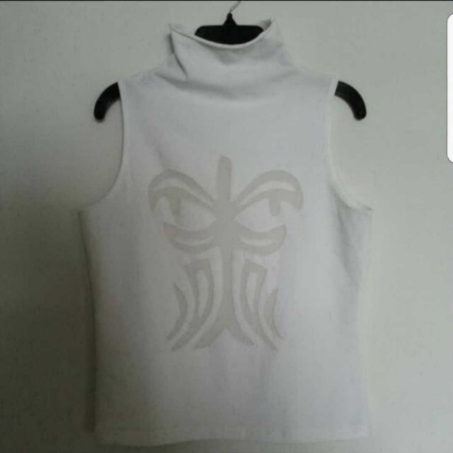 Italian Brand Bst Milano Mock Turtle Neck White Tank Top Women S