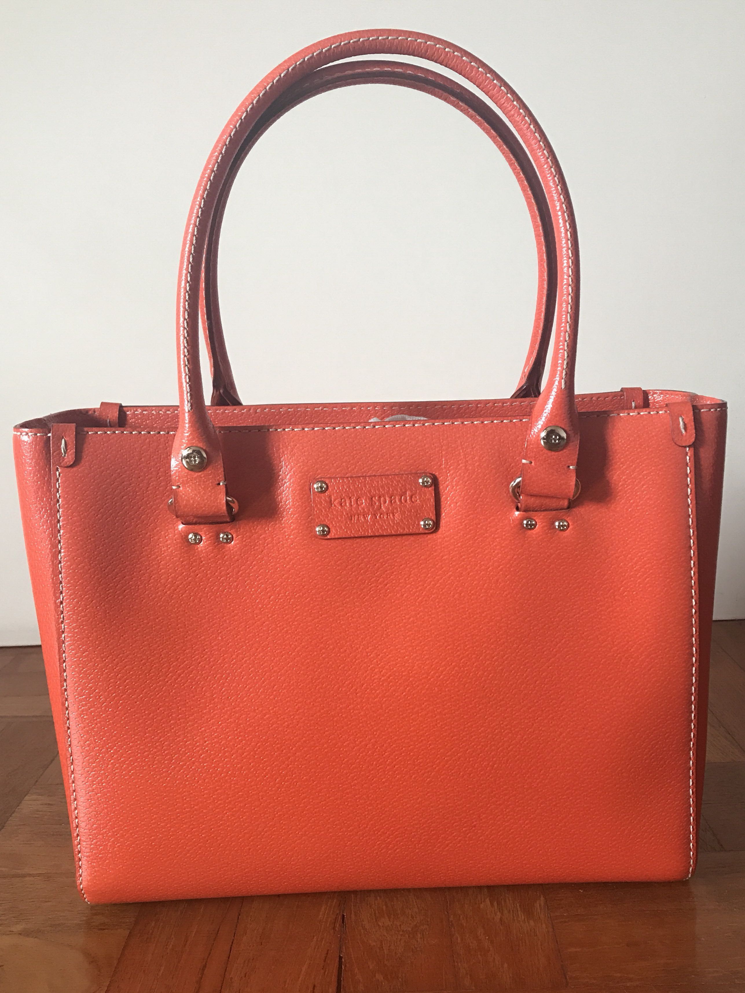 kate spade orange tote