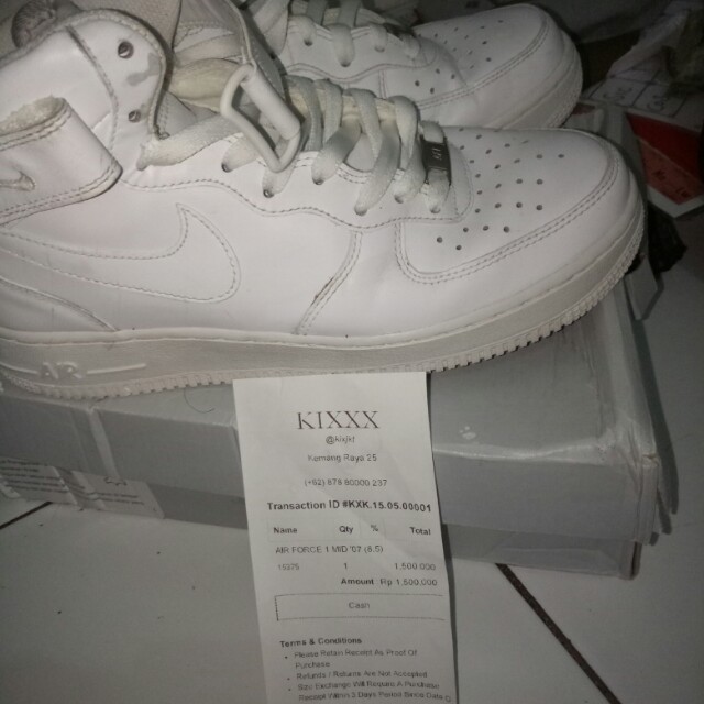 nike air force 1 mid id men's shoe