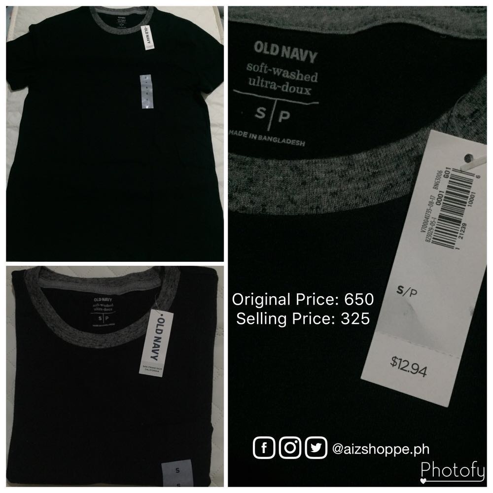 Old Navy Black Shirt Online Shop Preorder Preorder Men S Fashion On Carousell
