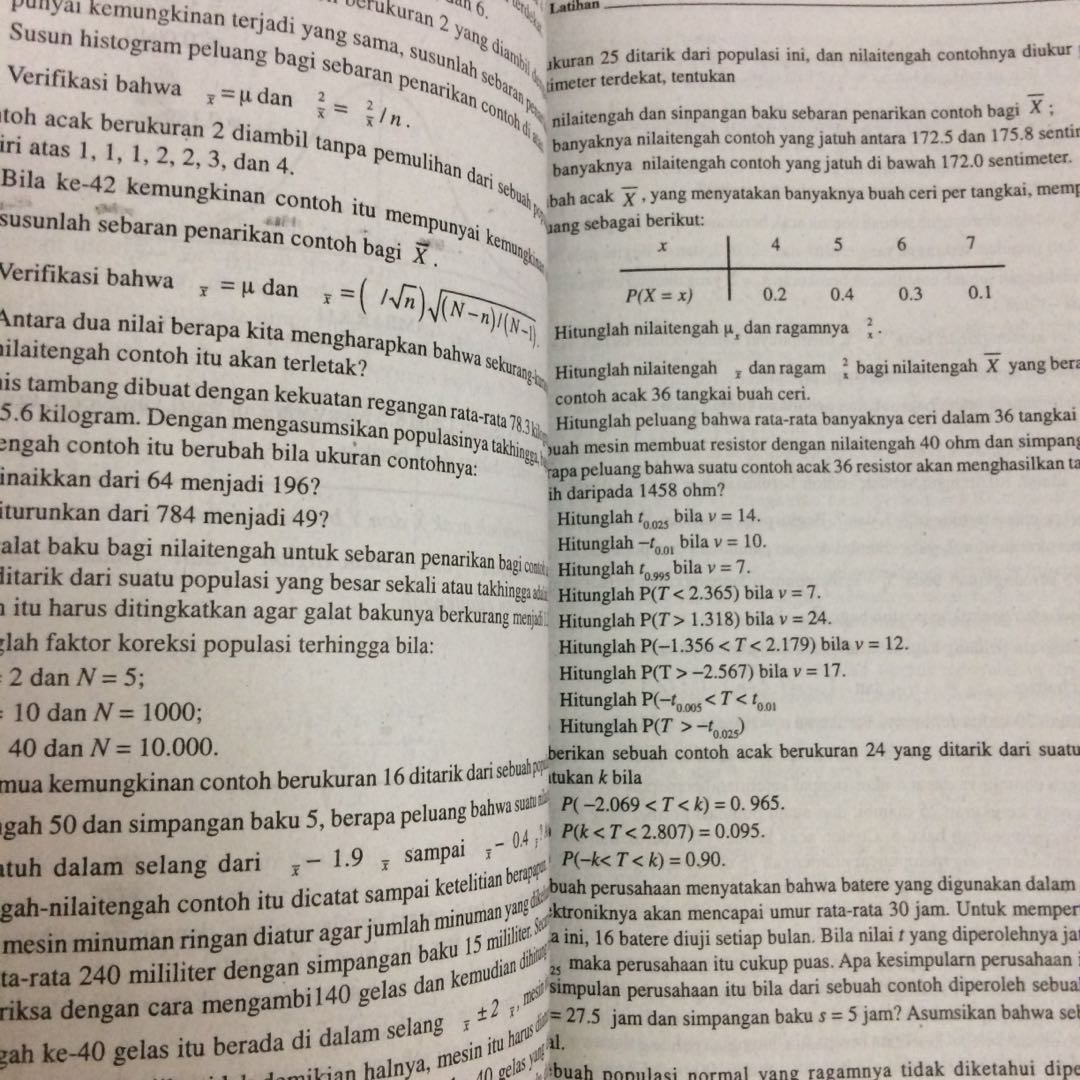 Pengantar Statistika Ronald E Walpole Buku Alat Tulis Buku Pelajaran Di Carousell