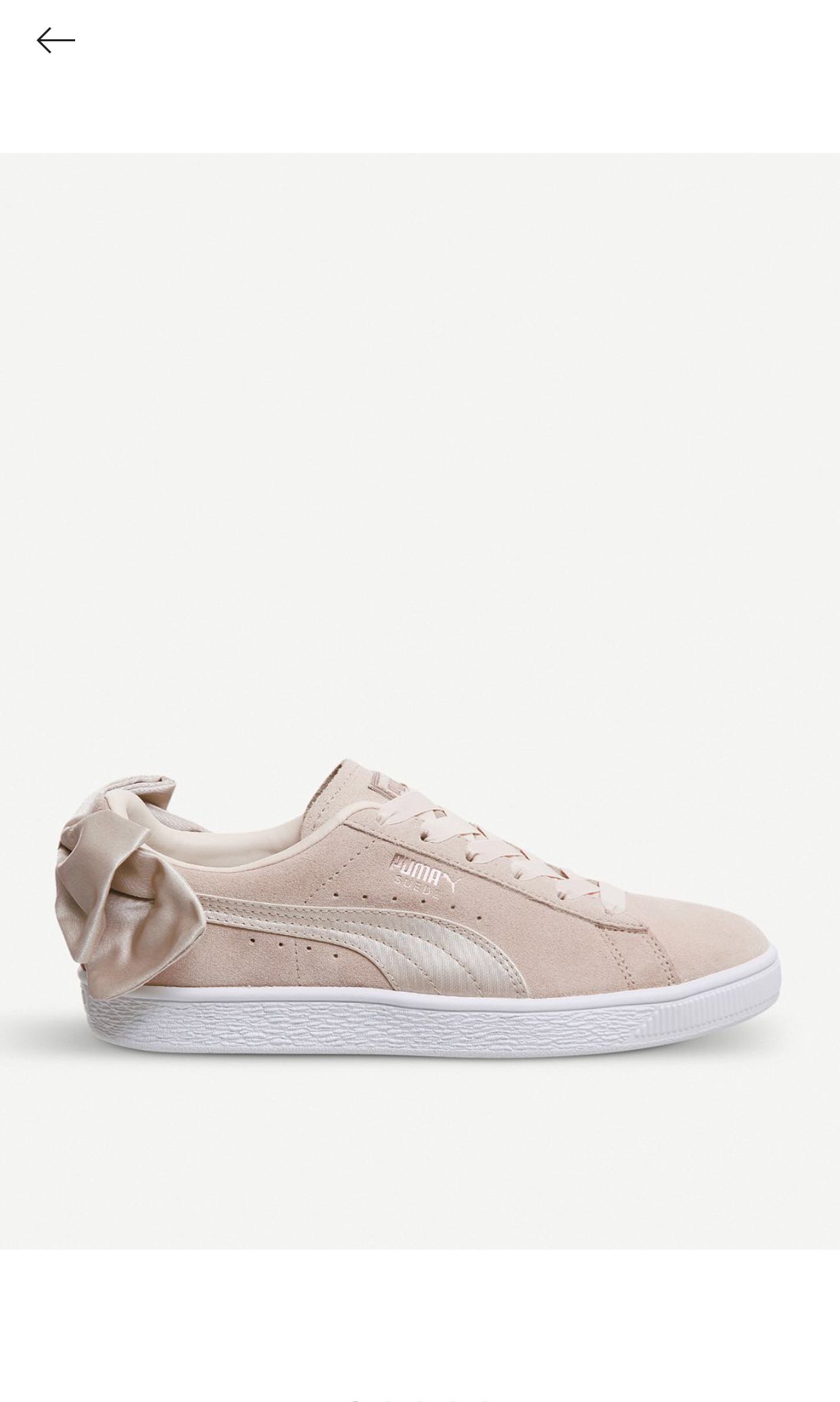 PUMA Suede Bow Valentine trainers 