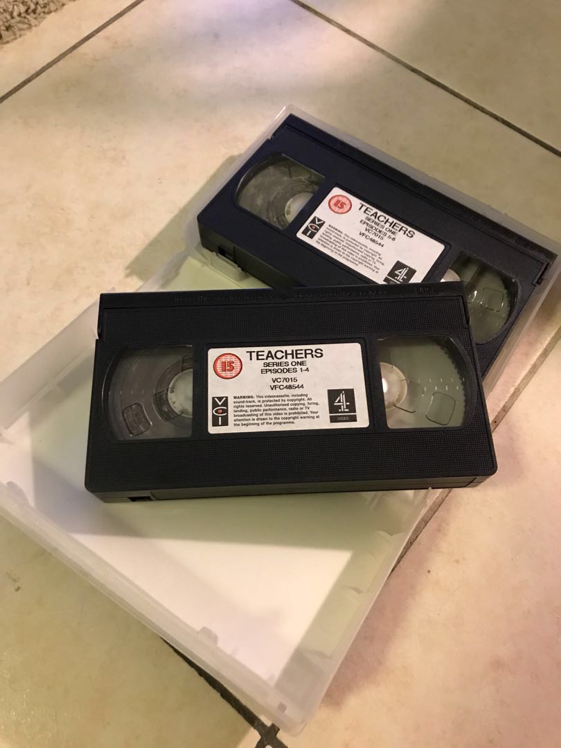 Set 3 vhs cassette video tape Teachers series one vhs, Hobbies & Toys