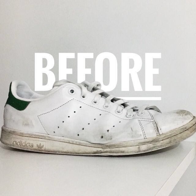 how to clean stan smith leather
