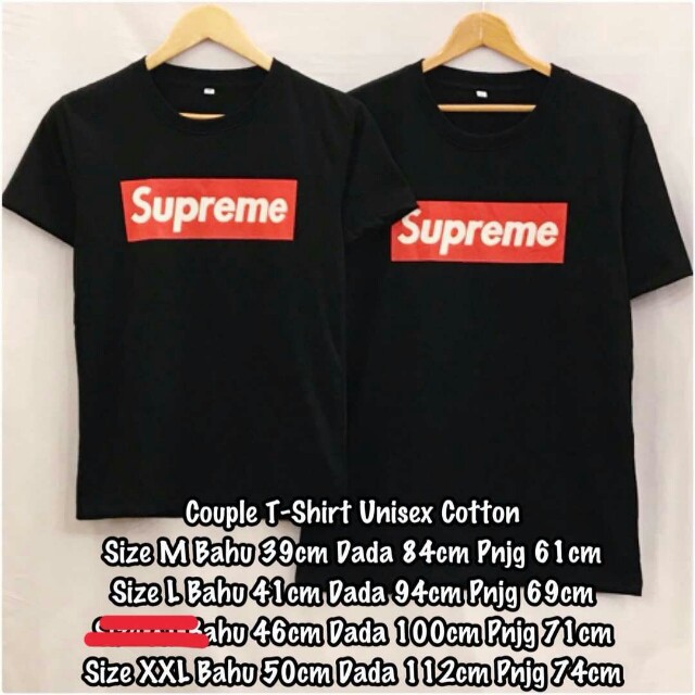 Supreme t 2025 shirt couple