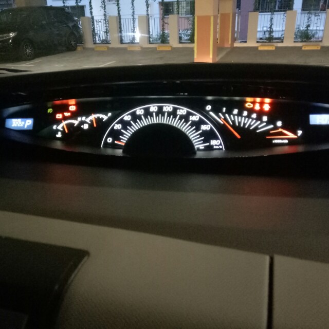 Toyota Estima speedometer led change, Car Accessories on 