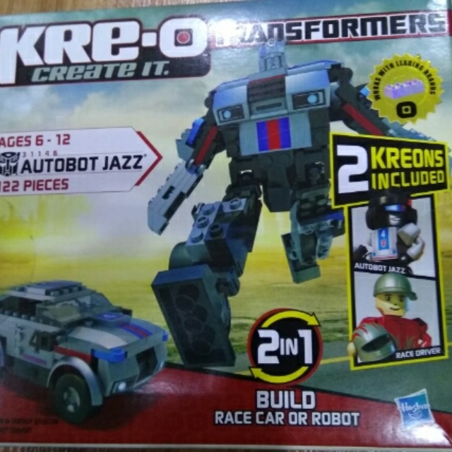 Transformers KREO Autobot Jazz 2 Kreons Included, Hobbies & Toys, Toys
