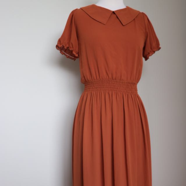 Burnt Orange Dresses Cheap