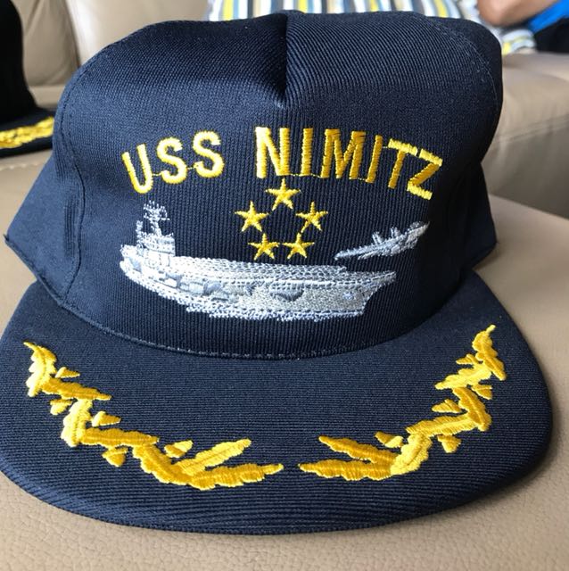 Uss nimitz ball cap top