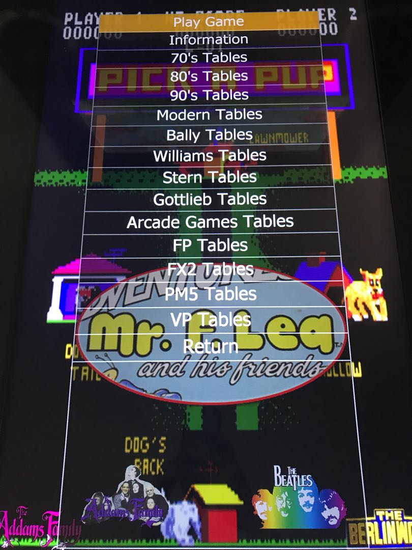 Virtual Pinball machine (pinballx & visual pinball) + arcade, Hobbies