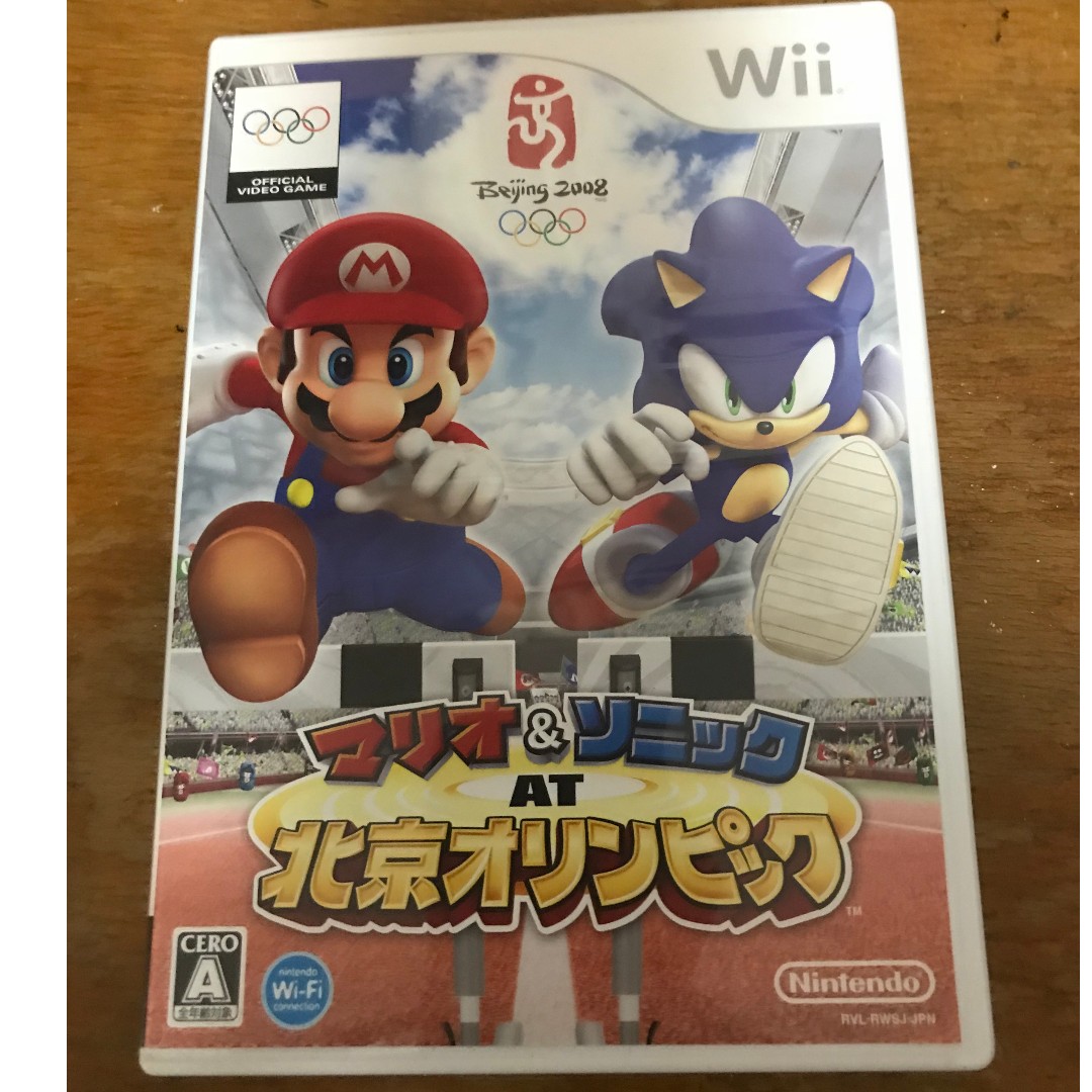 Wii Mario Sonic At The Olympic Games 馬里奧及超音鼠在北京奧運會日版說明書齊9成新 Video Gaming Video Games On Carousell