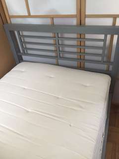2 Bed Frames + 3 Mattresses