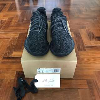 (US9)Adidas Originals Yeezy Boost 350 Pirate Black 2016