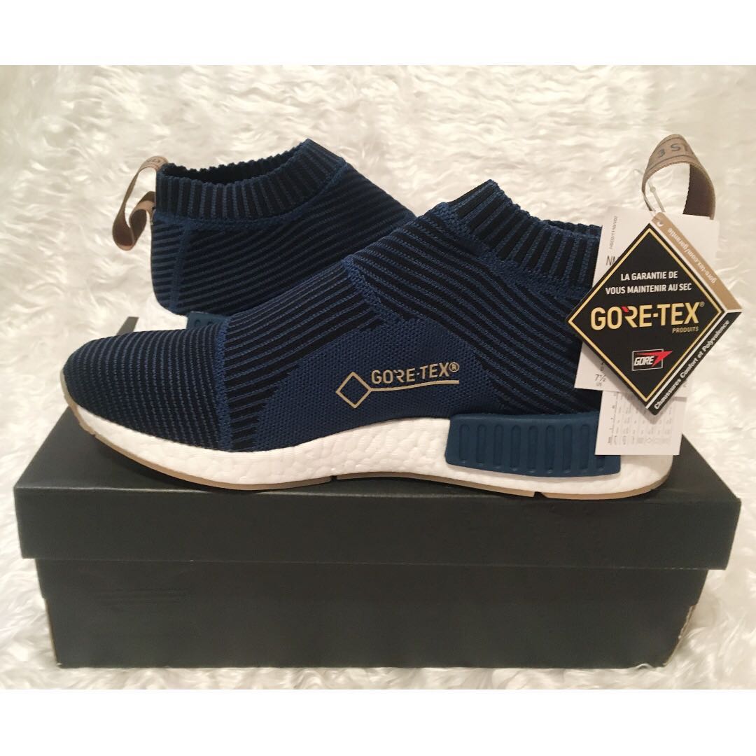 nyt år længes efter Afbestille 情人節新年之選US7.5 Adidas NMD CS1 SNS X Gore-tex Blue Night 防水防風, 男裝, 鞋, 波鞋-  Carousell