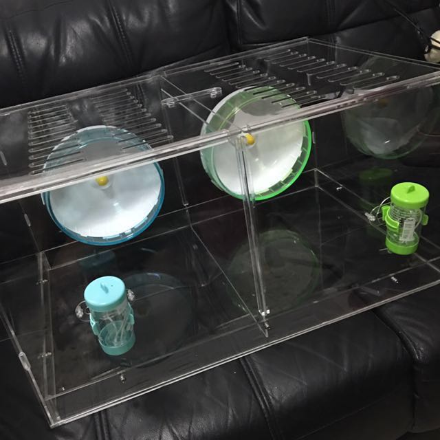 Hamster Cage WITH DIVIDER, Pet Supplies, Homes & Other Pet Accessories ... - Hamster Cage Dividers For Commercial Cages
