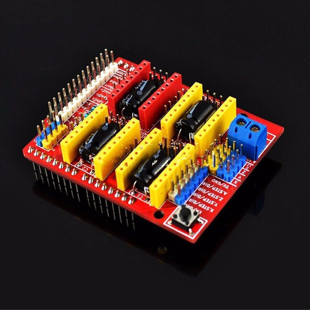 A4988 Stepper Motor Driver with Heat Sink + CNC Shield Expansion Board