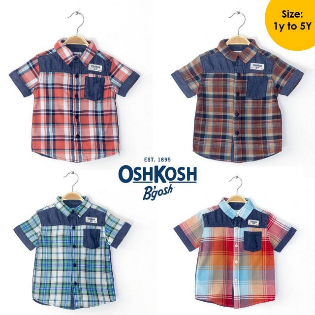 Baju Kemeja Kanak Kanak Babies Kids Boys Apparel On Carousell