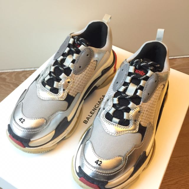 Balenciaga Triple s Silver