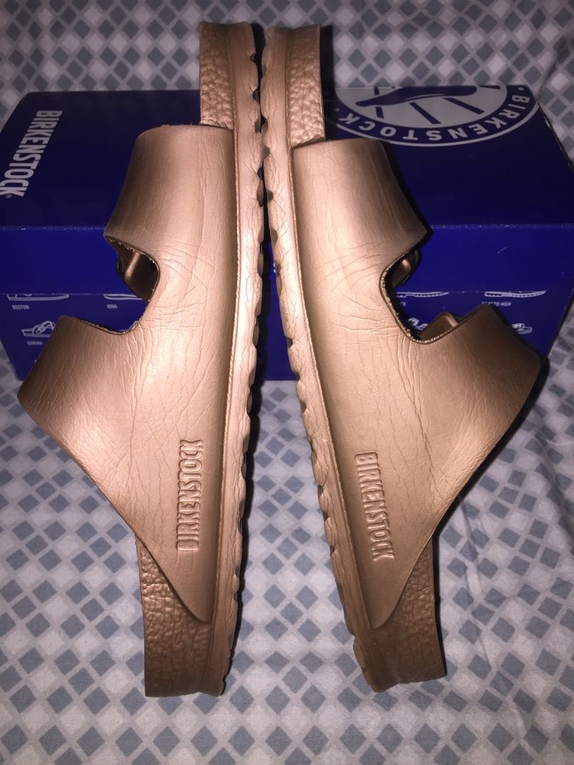 copper rubber birkenstocks