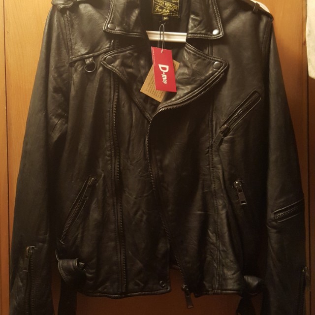 Blue Heroes Leather Jacket Carousell