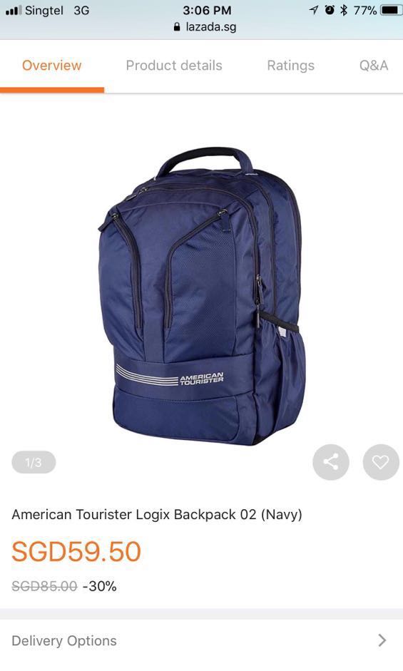American tourister logix 06 store