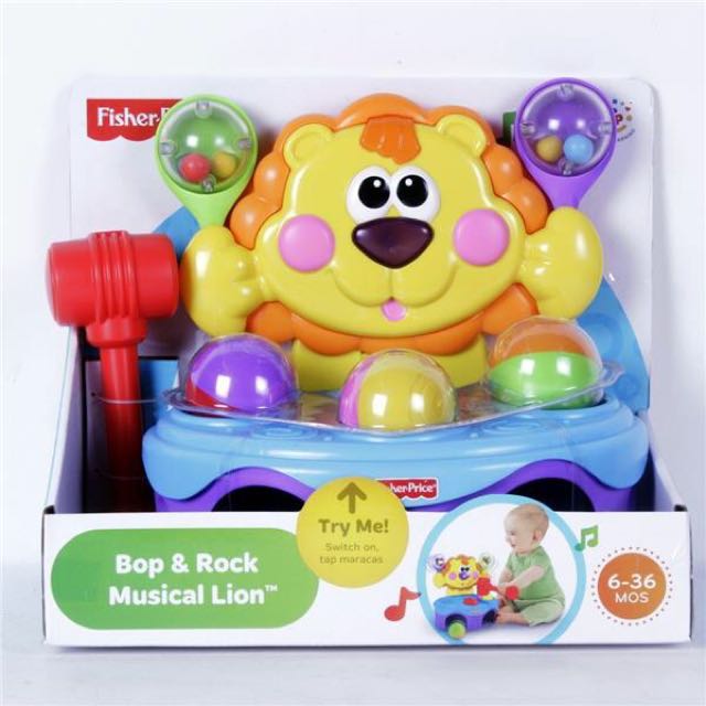 Fisher price bop and rock musical lion new arrivals