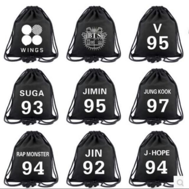 bts string bag