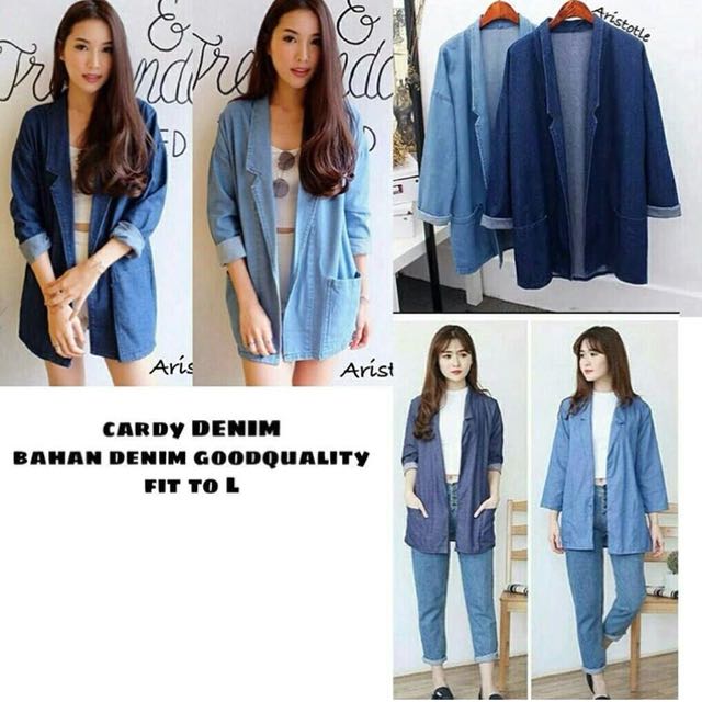 cardigan denim