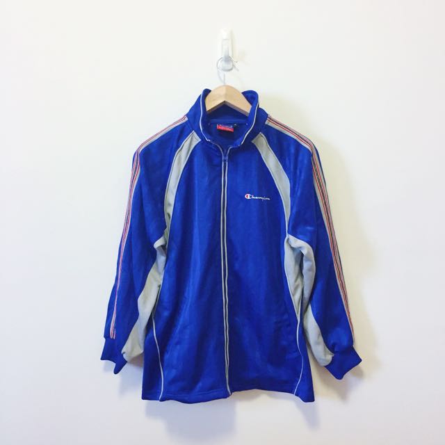 Champion Vintage Back Big Print Logo Track Jacket Men s Fashion