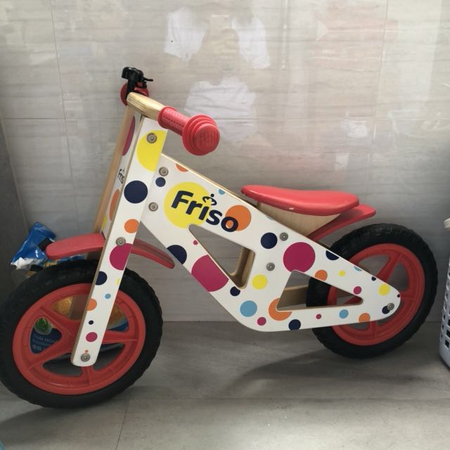 Friso balance bike wooden worth 199 Babies Kids Infant Playtime on Carousell
