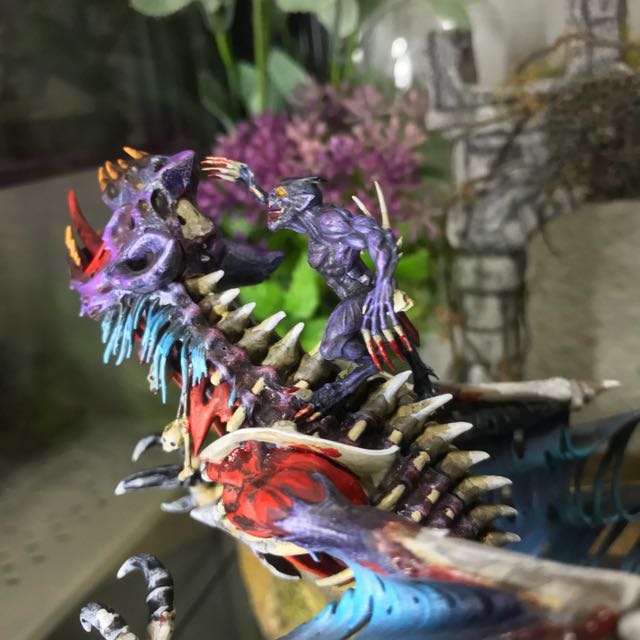 Ghoul King With Beautifully Painted Warhammer Blue Terrorgheist Vampire Dragon Free 1 Chaos Knight Games Workshop Fantasy Gw Aos Age Of Sigmar Toys Games Others On Carousell
