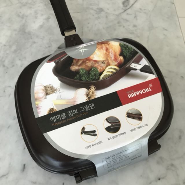 HAPPYCALL Jumbo Grill Pan, TV & Home Appliances, Kitchen Appliances
