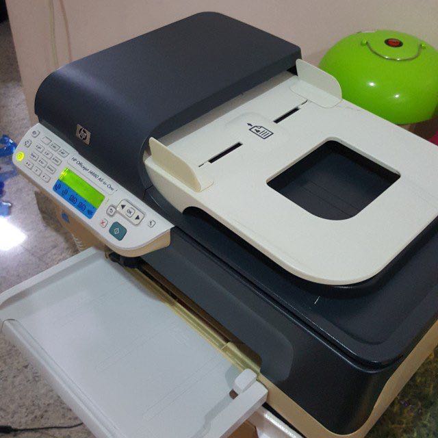 Hp Officejet J4660 All In One Printer Scanner Copier Fax Machine Electronics Others On Carousell