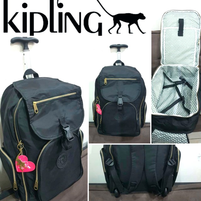 Kipling Backpack Luggage Alcatraz with Wheeled and Laptop Protection Hobbies Toys Travel Luggages on Carousell