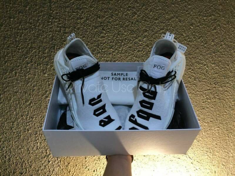 Limited Fear of God x Pharrell Williams x Adidas NMD Human Race White
