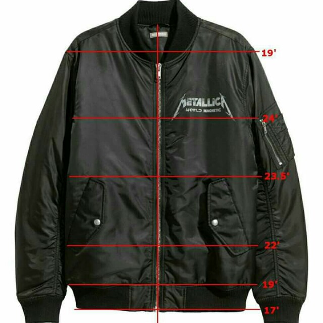 Metallica jacket h&m on sale