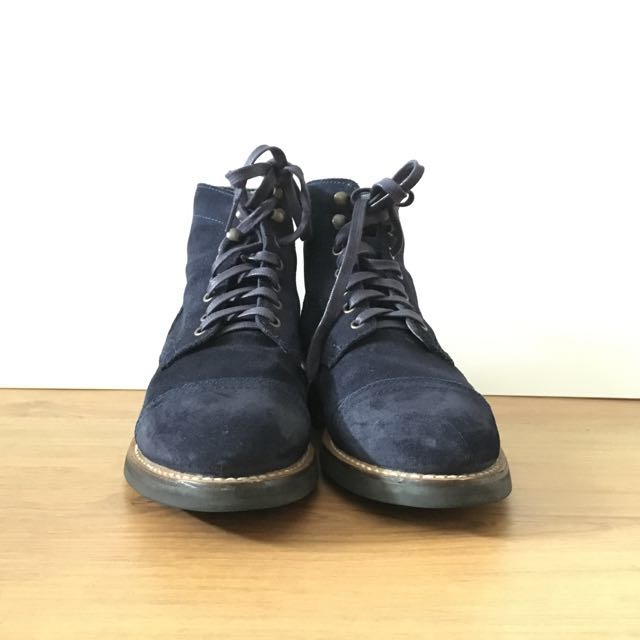 Thursday boots captain midnight suede sale