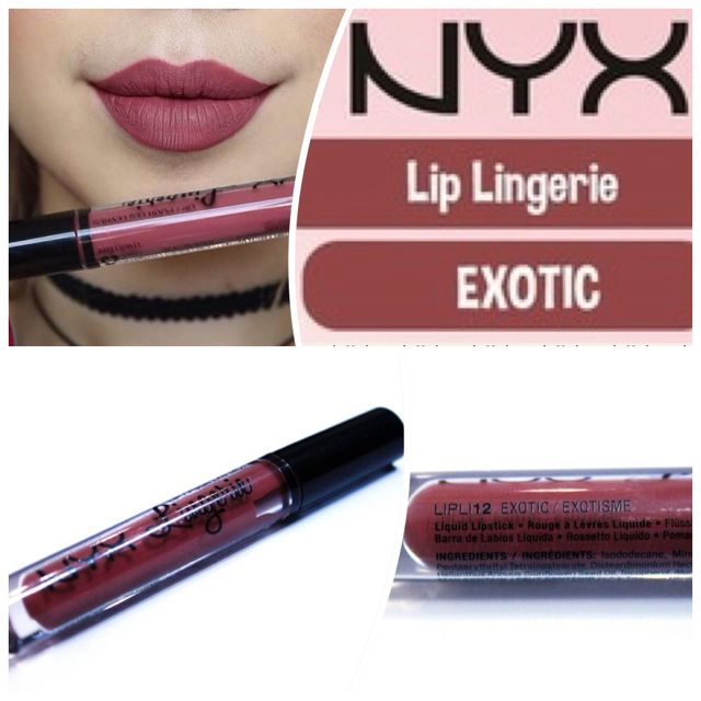 nyx lip lingerie exotic - cloudridernetworks.com.