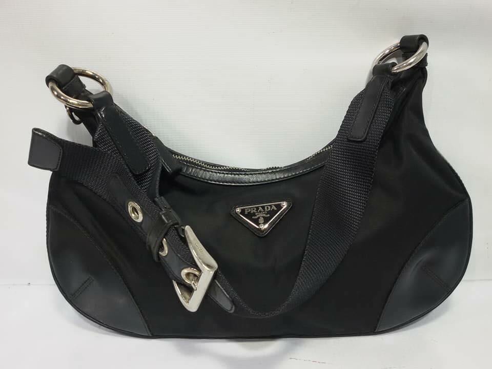 Prada store croissant bag