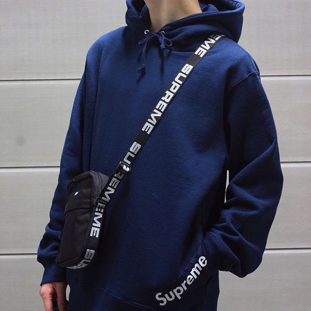 100% Legit] Supreme Shoulder Bag Blue (SS18), Men's Fashion, Bags, Sling  Bags on Carousell