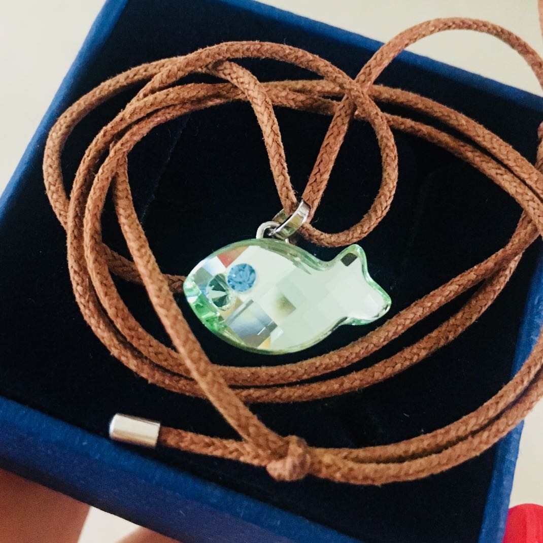 Swarovski 2025 fish pendant
