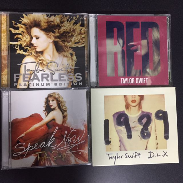 Taylor Swift Album Collection (full set), Music & Media, CDs, DVDs