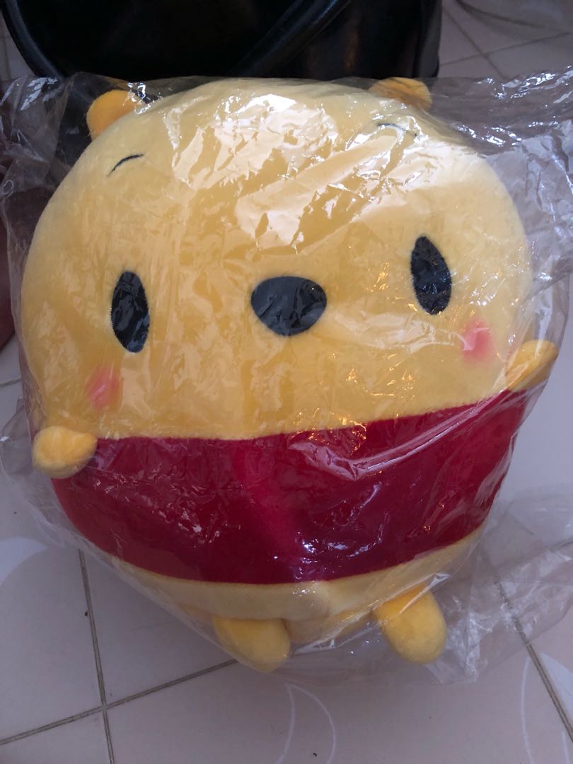 Winnie the Pooh Mochi Plushie, Hobbies & Toys, Toys & Games on Carousell
