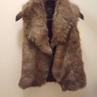 Guess faux fur vest