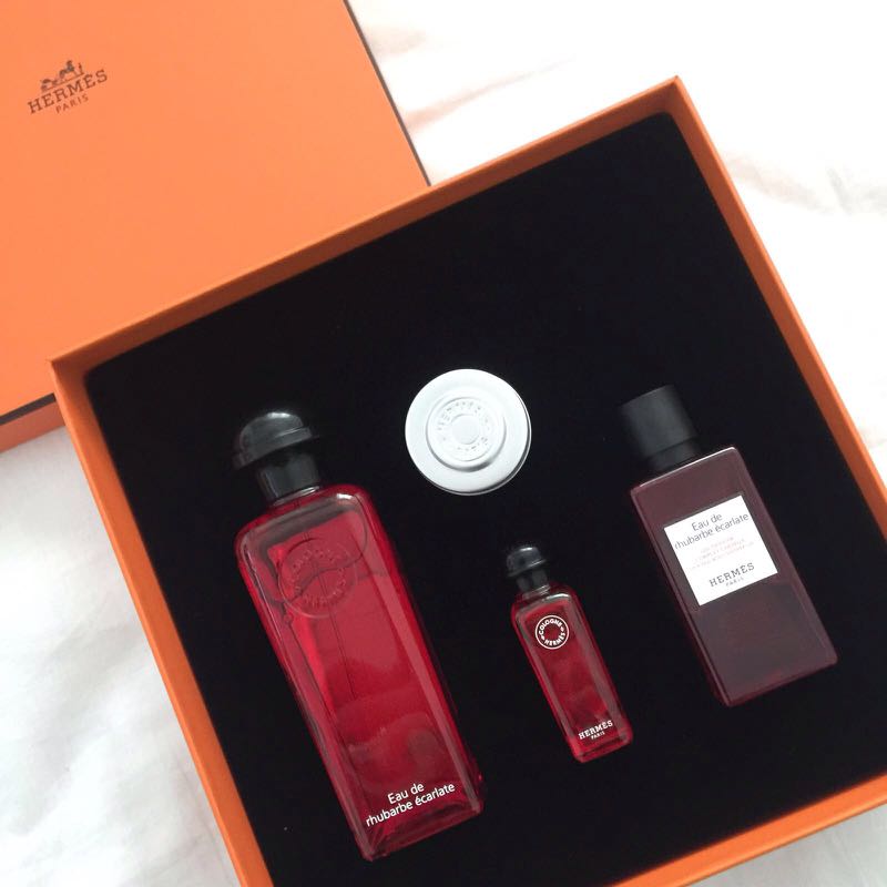 BNIB Hermes Eau de Rhubarbe Perfume Beauty Personal Care Face Face Care on Carousell