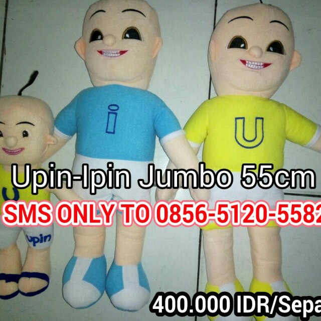 20 Trend Terbaru Boneka Upin Ipin Jumbo Lip Gloss And Lemon