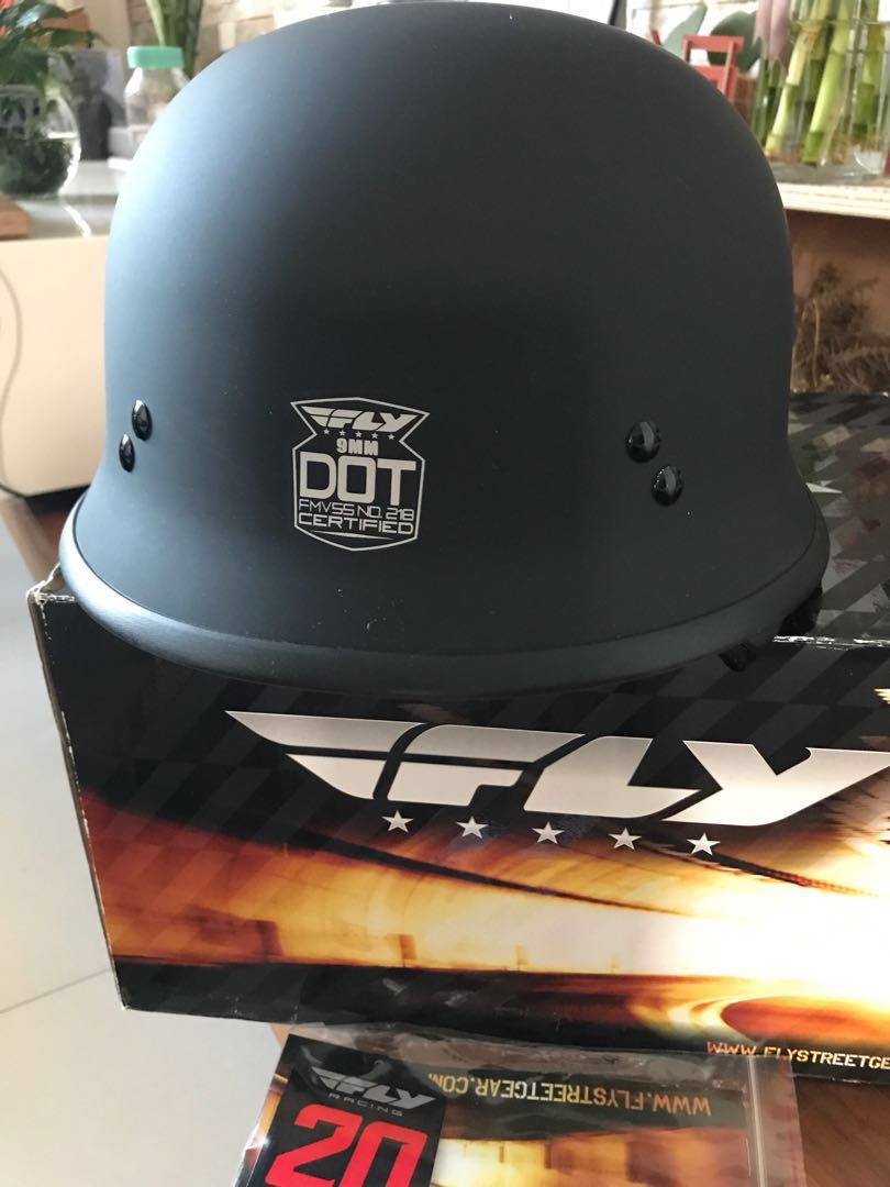 Brand New Authentic Fly 9mm Military Helmet Motorcycles