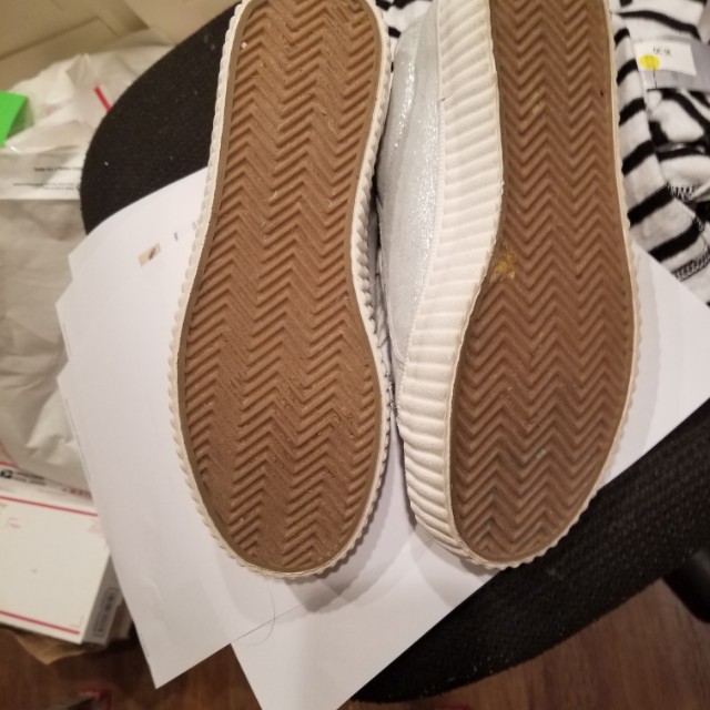 Cool brand platform sneakers (Category: Women's Shoes) located in Belmont. Submitted by chrisalexeric (Listing ID 155964052, Image 3). Description: New. No box. Never worn. Super fun super cool. Retail $89 us.